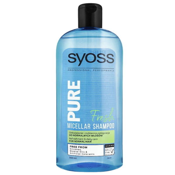 Syoss Shampoo 500ml Pure Fresh Micellar