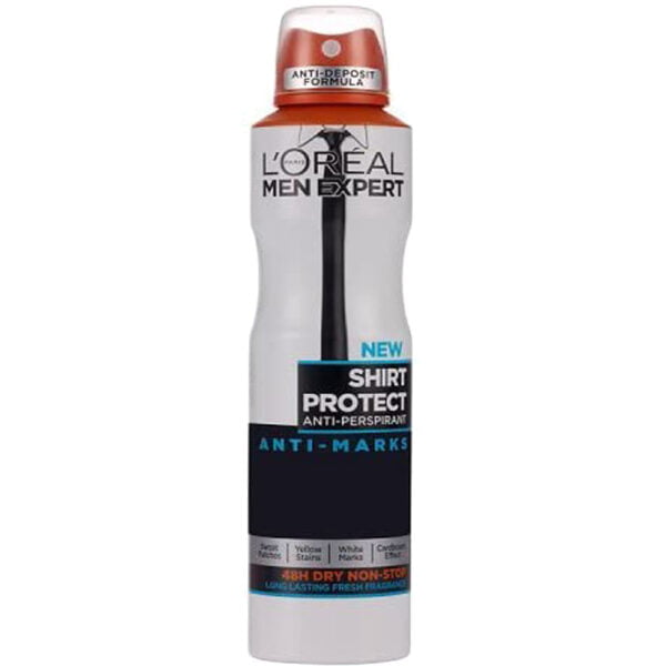 Loreal Body Spray 250ml Men Expert Shirt Protection