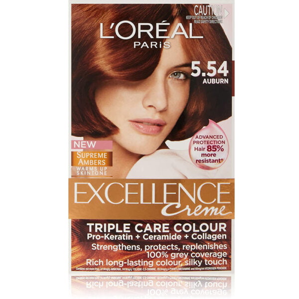 Loreal Hair Color Excellence Cream 5.54 Auburn