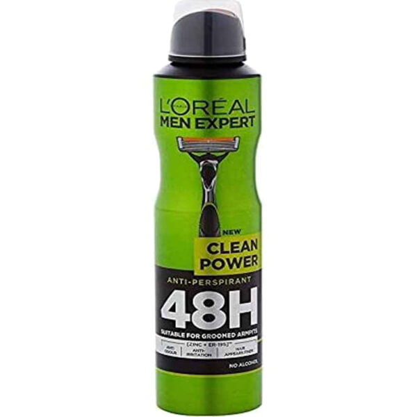 Loreal Body Spray 250ml Men Expert Clean Power