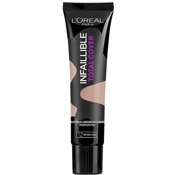 Loreal Foundation 35g Infallible Total Cover 12 Natural Rose