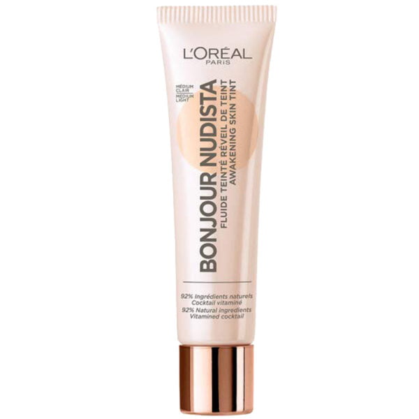 Loreal BB Cream 30ml Bonjour Nudista Skin Tint Medium Light
