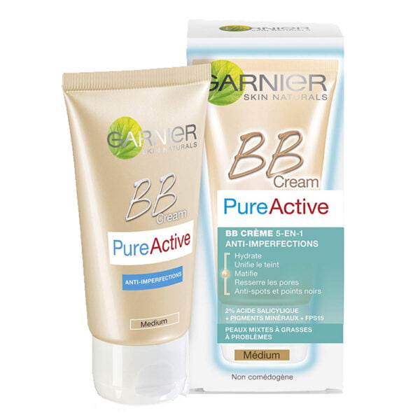 Garnier Moisturizer 50ml Pure Active BB Cream Medium