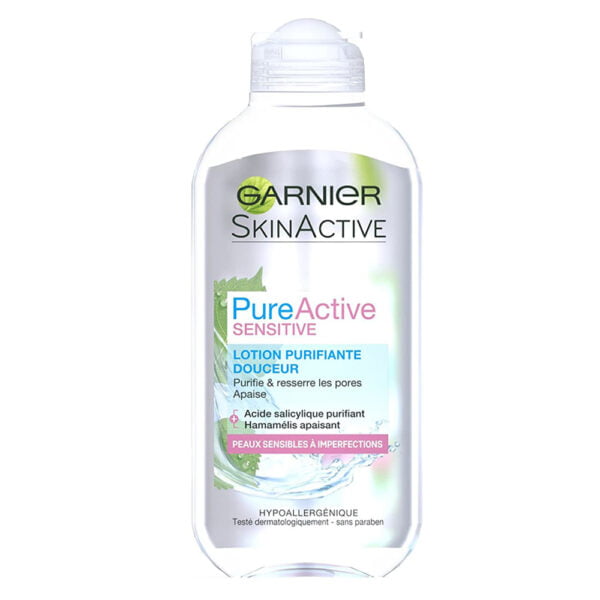 Garnier Face Wash 200ml Lotion Pure Active Sentitive