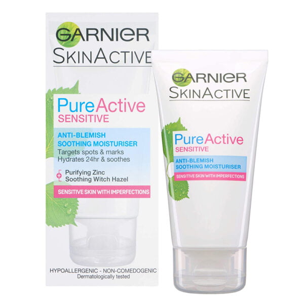 Garnier Moisturizer 50ml Pure Active Sensitive Anti Blemish