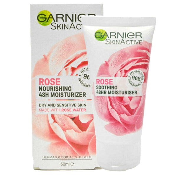 Garnier Day Cream 50ml Skin Active Dry And Sensitive Skin Rose Water