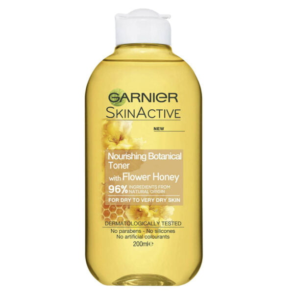 Garnier Face Wash 200ml Skin Active Nourishing Botanical Toner Hony