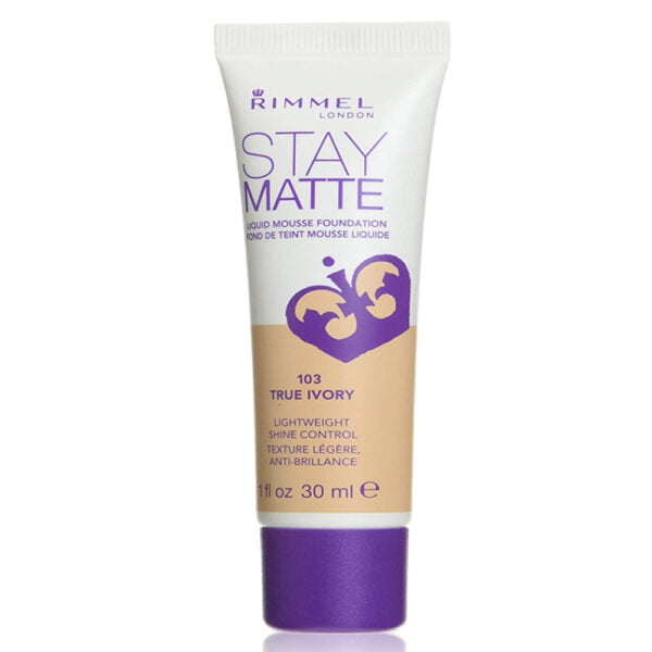 Rimmel Foundation 30ml Stay Matte 103 True Ivory