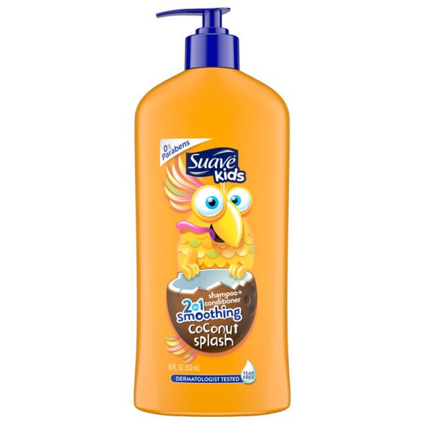 Suave Shampoo and Conditioner 532ml Kids Smoothing Coconut Splash