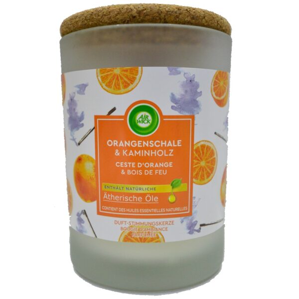 Air Wick Candle 185g Orange Firewood