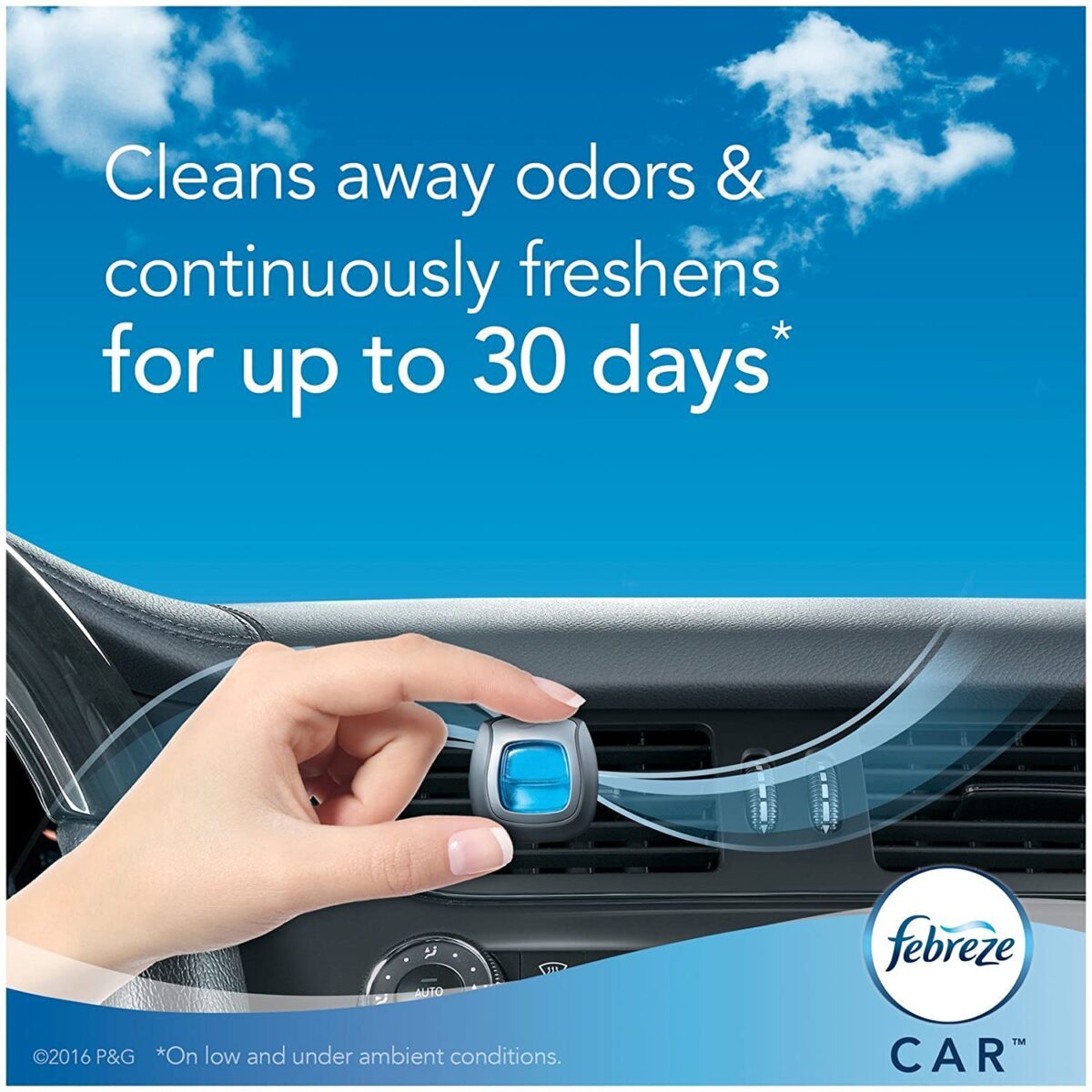 Febreze Air Freshener 2ml Car Linen and Sky