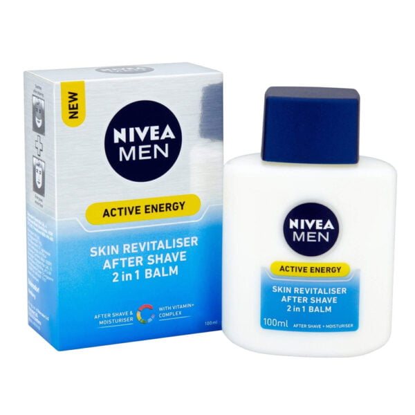 Nivea After Shave 100ml Active Energy 2in1 Balm For Men