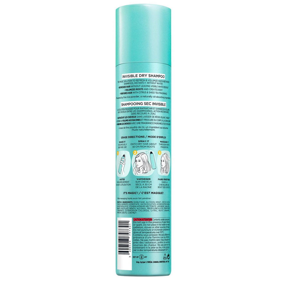 Loreal Dry Shampoo 200ml Invisible Citrus Wave Head2Toes Beauty Store UAE