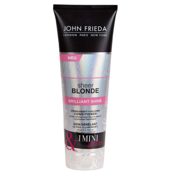 John Frieda Conditioner and Shampoo Sheer Blonde Brilliant Shine 250+50 ml
