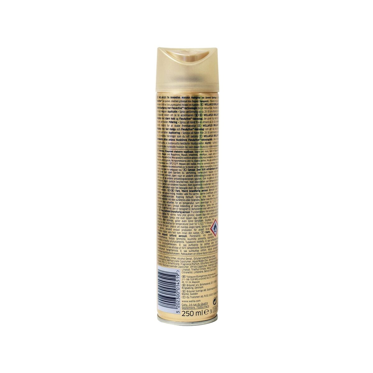 Wella Hair Spray 250ml Flex Brillilant Color 3 Strong Hold