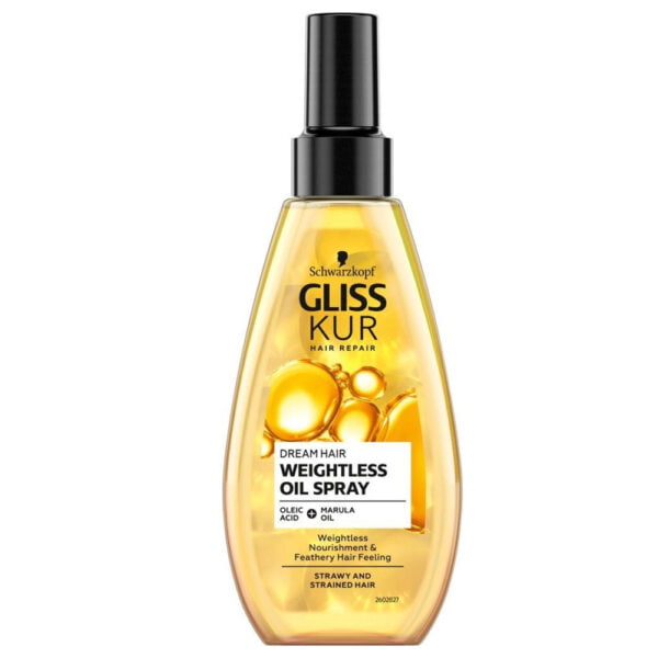 Schwarzkopf Hair Oil 150ml Gliss kur Dream Weightless