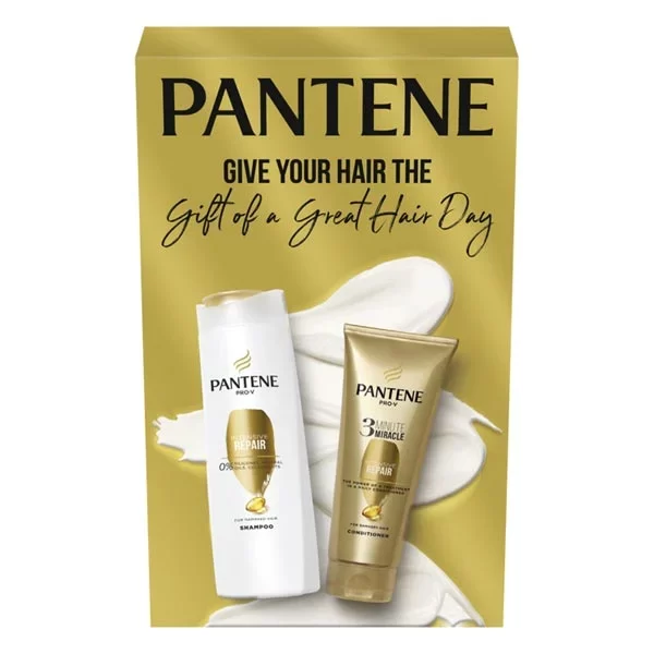 Pantene Gift Set 2pcs Shampoo 400ml plus Conditioner 200ml