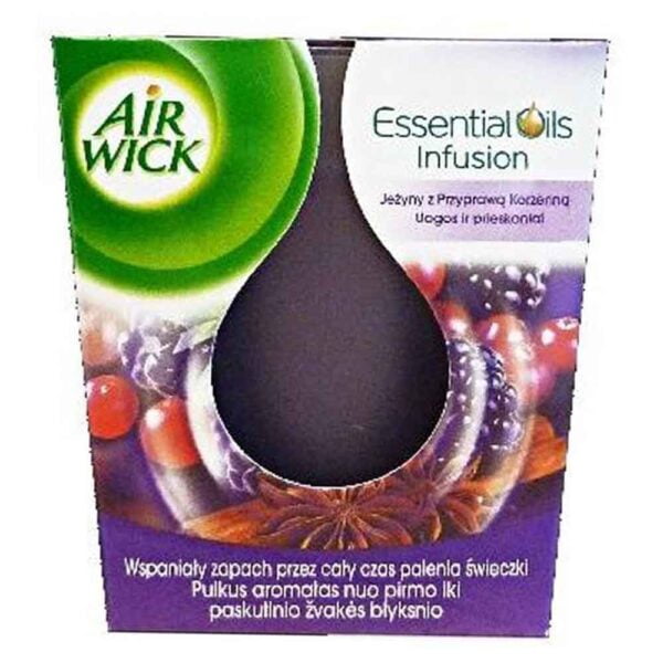 Air Wick Essential Oils Candle 105g Berries and Spice