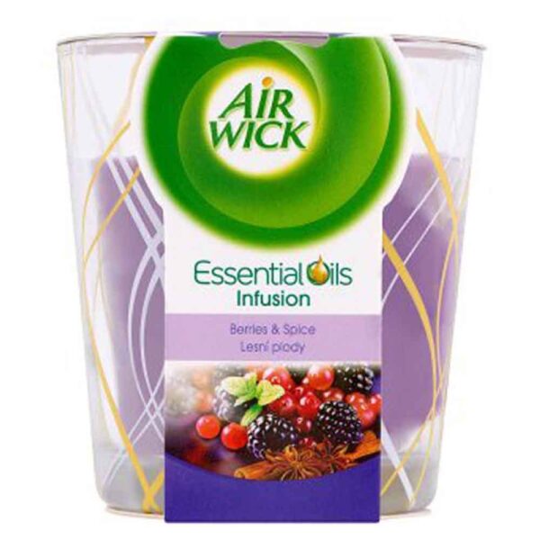 Air Wick Essential Oils Candle 105g Berries and Spice