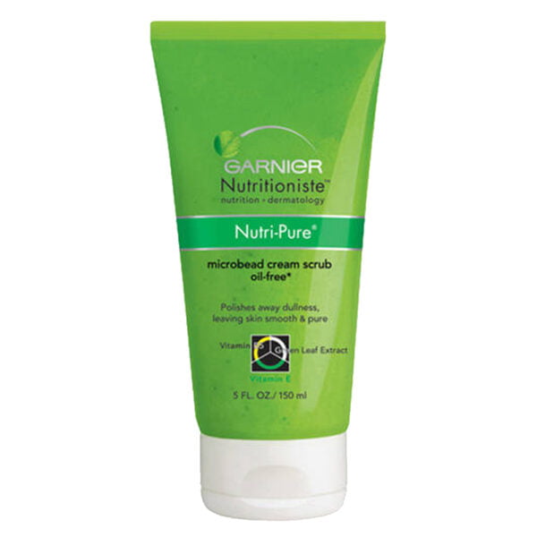 Garnier Face Wash 150ml Nutritioniste Nutri Pure Microbead Cream Scrub