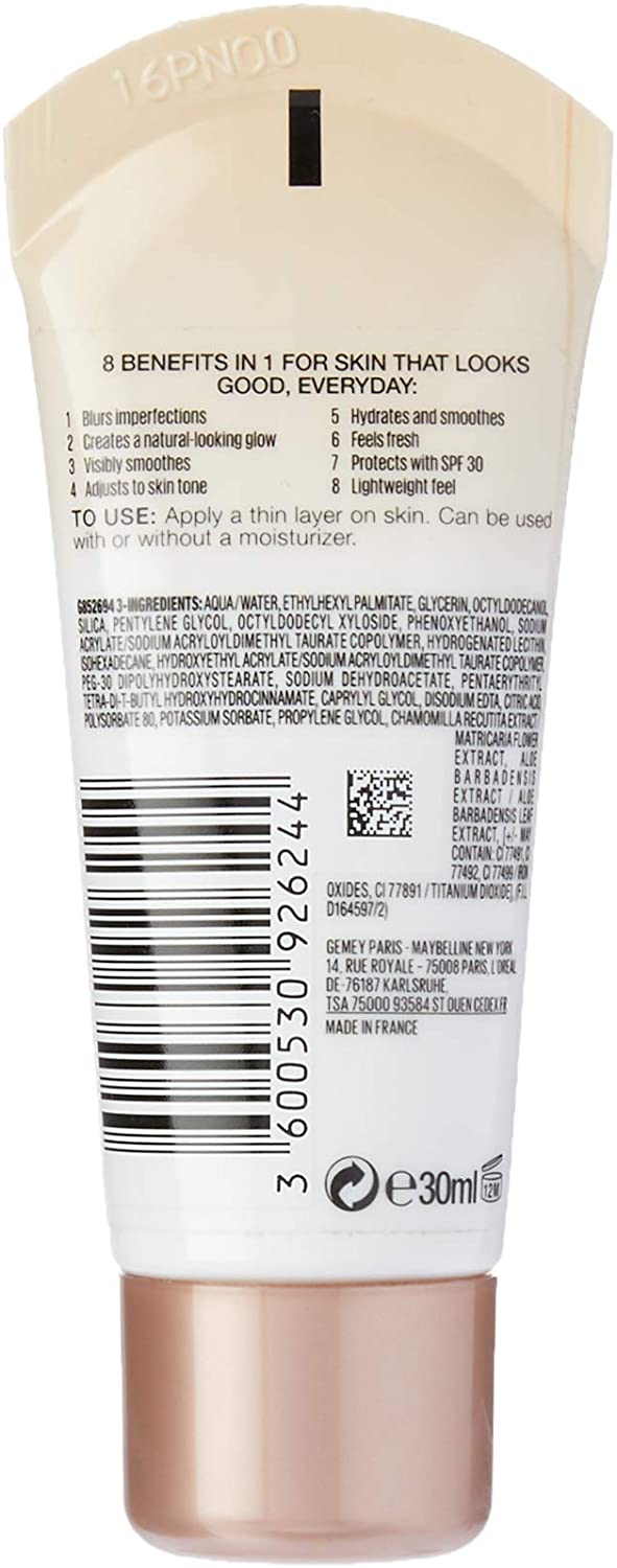 Maybelline Foundation Dream Satin BB Beauty Balm Hydrating Serum 01 Fair 2 Maybelline Foundation Dream Satin BB Beauty Balm Hydrating Serum 01 Fair