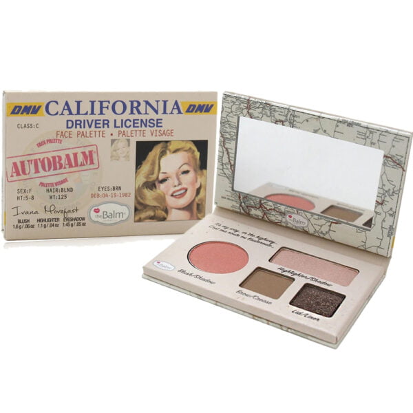 The Balm Blush 1.6g Highlighter 1.1g Eye Shadow 1.45g Autobalm California