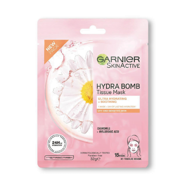 Garnier Mask 32g SkinActive Hydra Bomb Tissue Chamomile