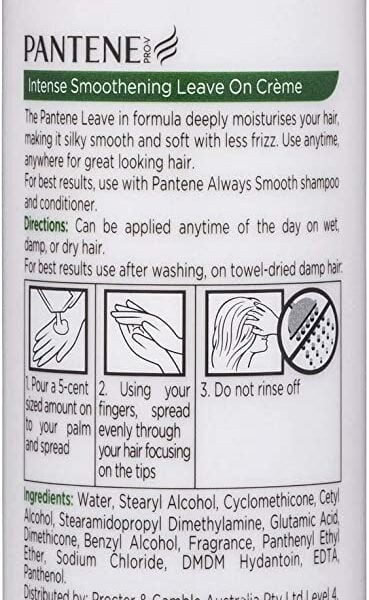 Pantene Hair Cream 250ml Pro V Intense Smoothing