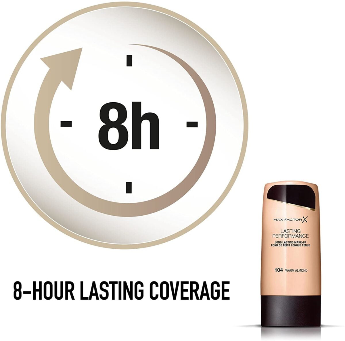 Max Factor Foundation 35ml Lasting 104 Warm Almond