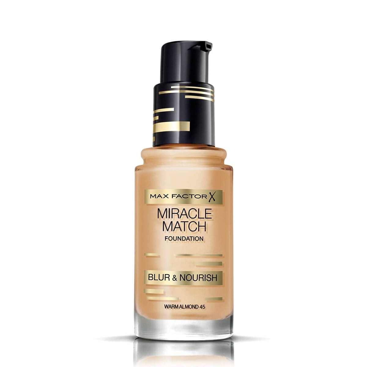 Max Factor Foundation 30ml Miracle Match 45 Warm Almond