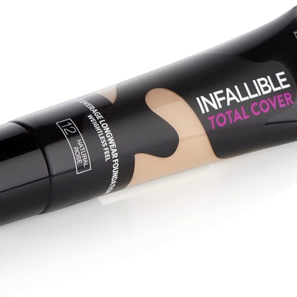 Loreal Foundation 35g Infallible Total Cover 12 Natural Rose