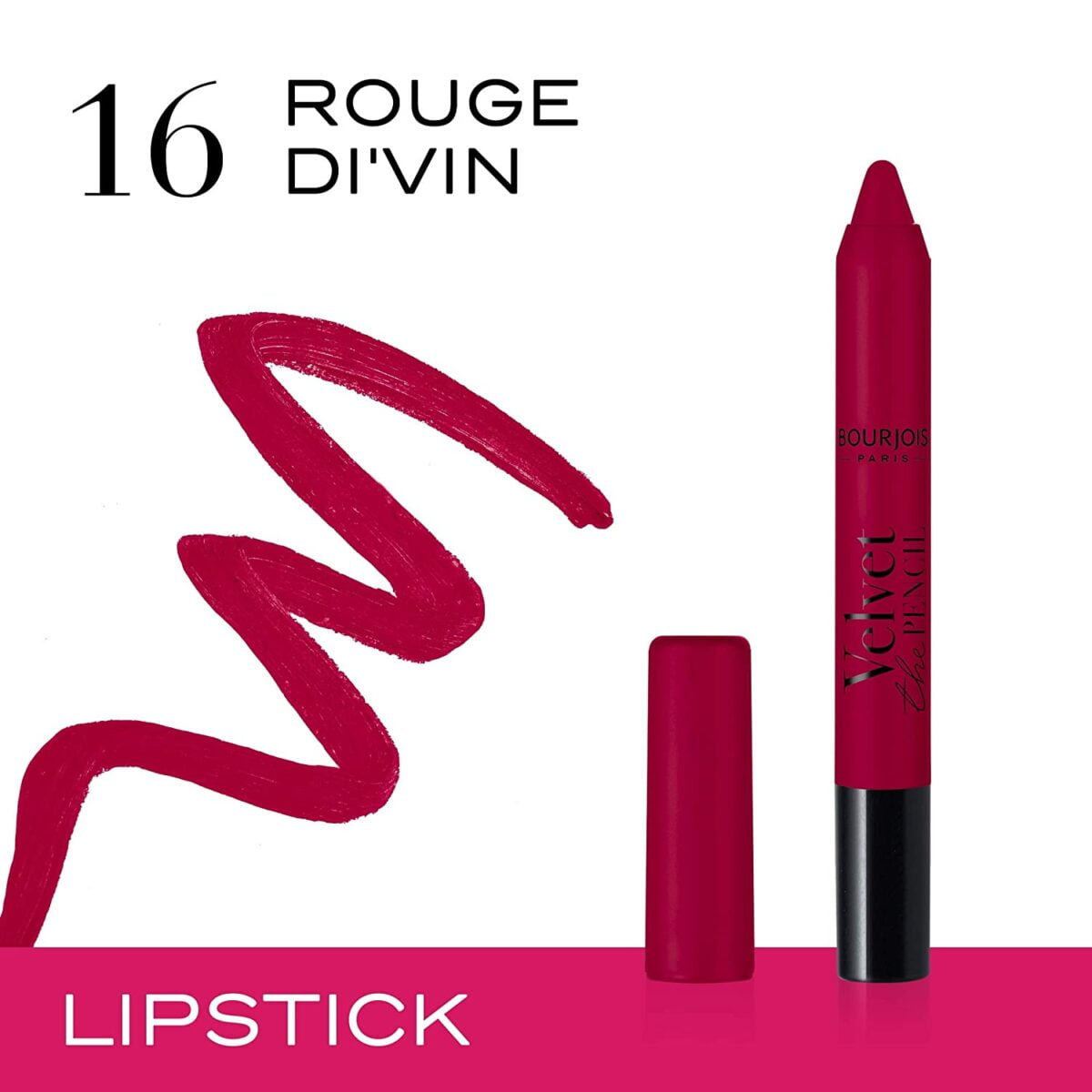 Bourjois Lip Pencil 3g Velvet 16 Rouge Di'Vin