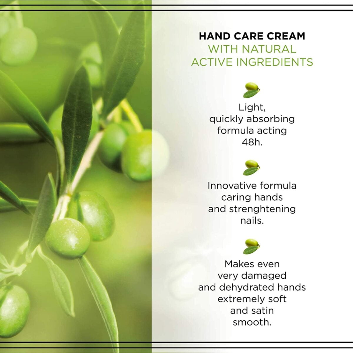 Eveline Hand and Nail Cream 100ml Glicerini Bio Olive and Karite Butter