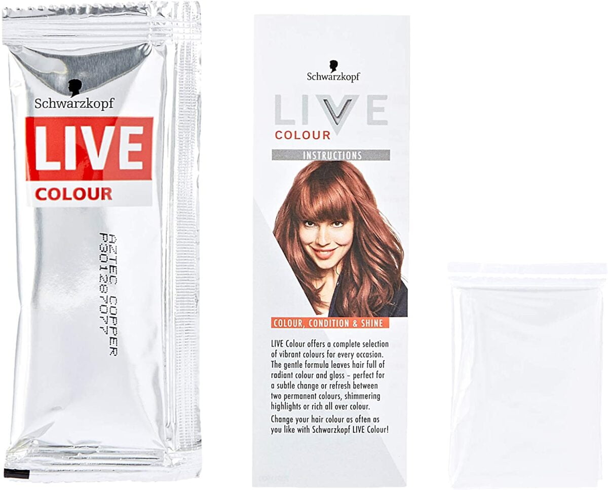 Schwarzkopf Hair Color Live Color Aztec Copper Semi Permanent