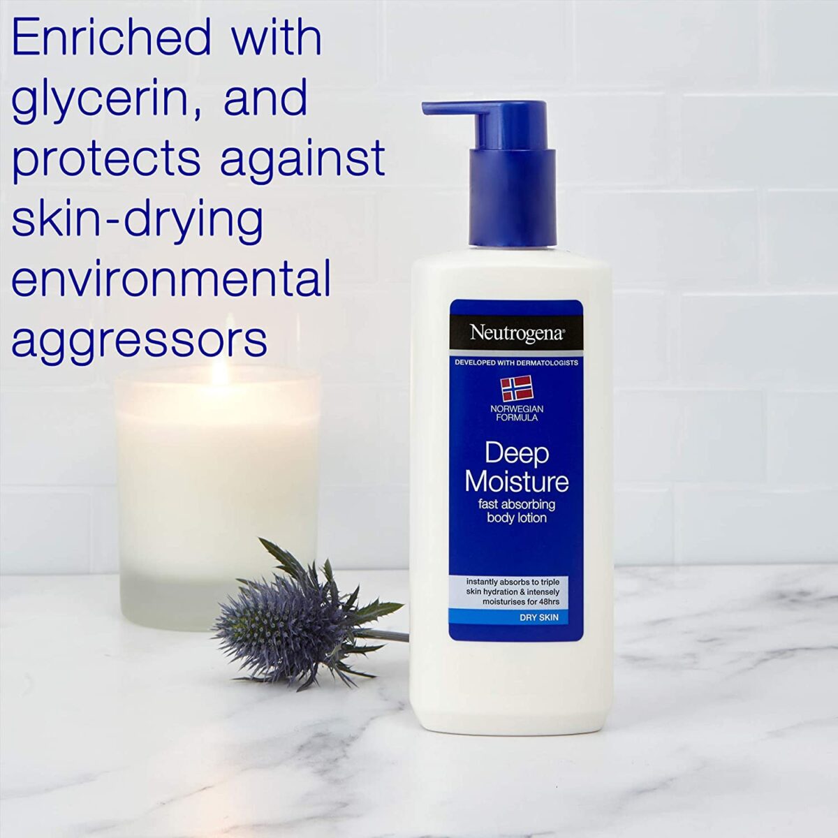 Neutrogena Body Lotion 400ml Norwegian Formula Deep Moisturizer Dry Skin