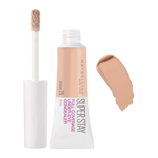 Maybelline Eye Concealer 6ml Super Stay Full Coverage Under 25 Medium