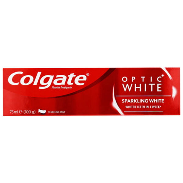 Colgate Toothpaste 75ml Optic White Sparkling White