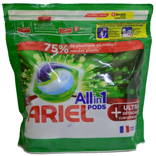 Ariel Clothe Wash All In 1 Ultra Stain Remover Pods 40 Tab