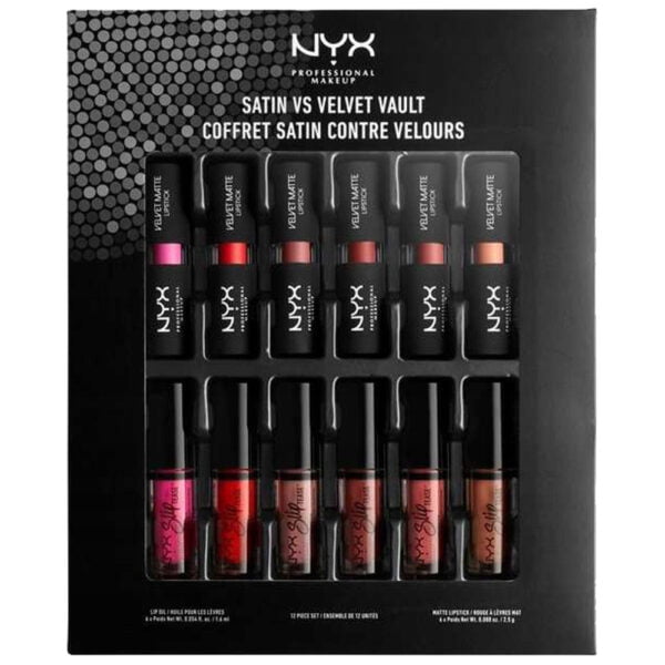 NYX LIPSTICK SATIN LIPST VS Velvet VELV 12 pcs