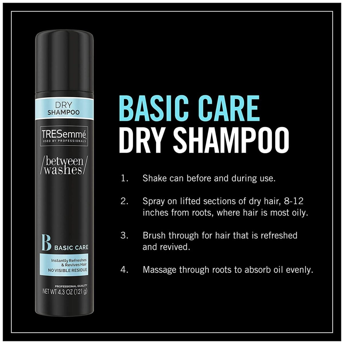 Tresemme Dry Shampoo 121g Basic Care