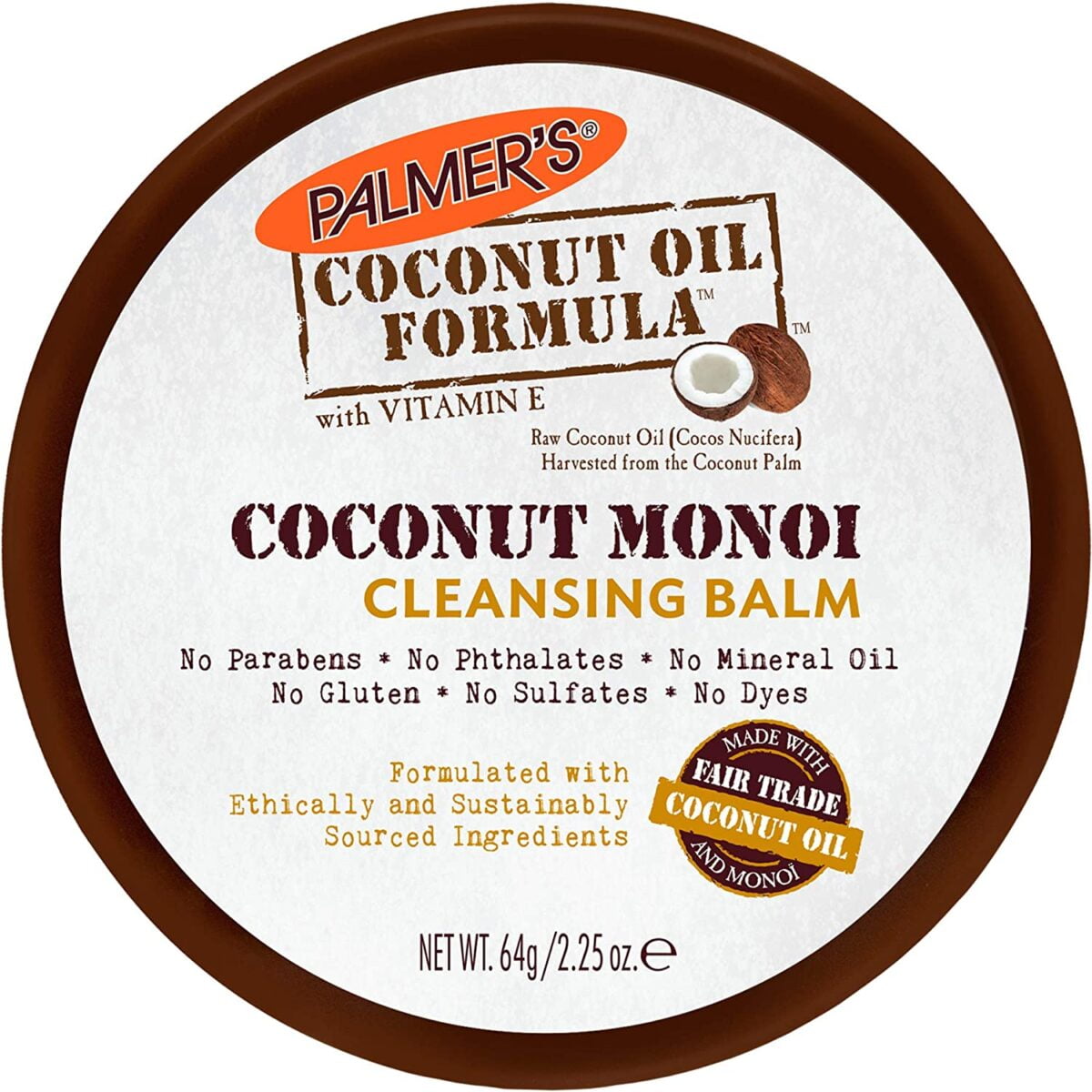 Palmers Cleansing Balm 64g Coconut Oil Formula
