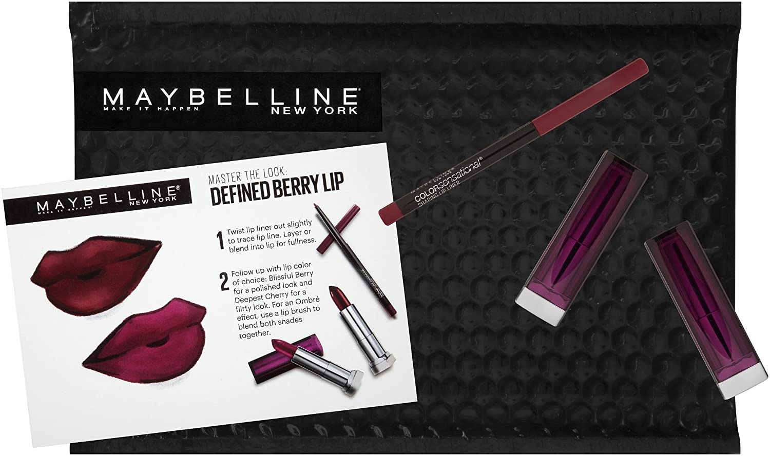Maybelline Minute Makeup Kit Defined Berry Lip Makeup Kit Berry