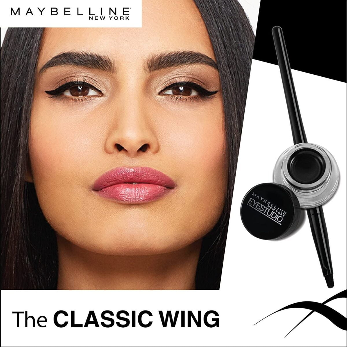 Maybelline Eyeliner Gel 3g Eyestudio 950 Blackest Black Waterproof