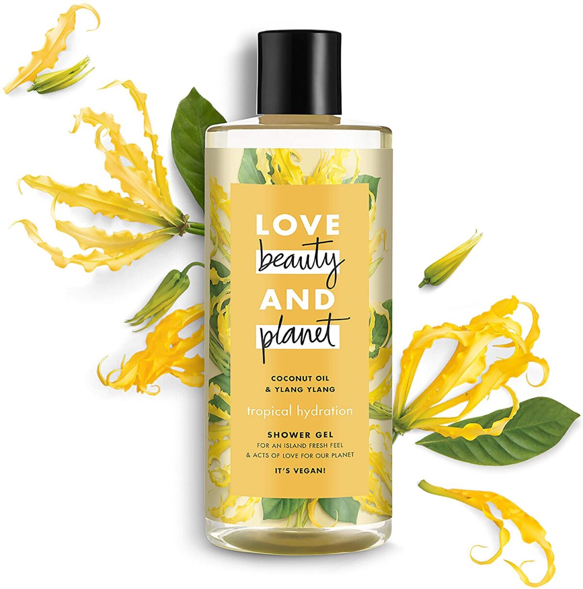 Love Beauty and Planet Shower Gel 500ml Tropocal Hydration Vegan Cocnut and Ylang