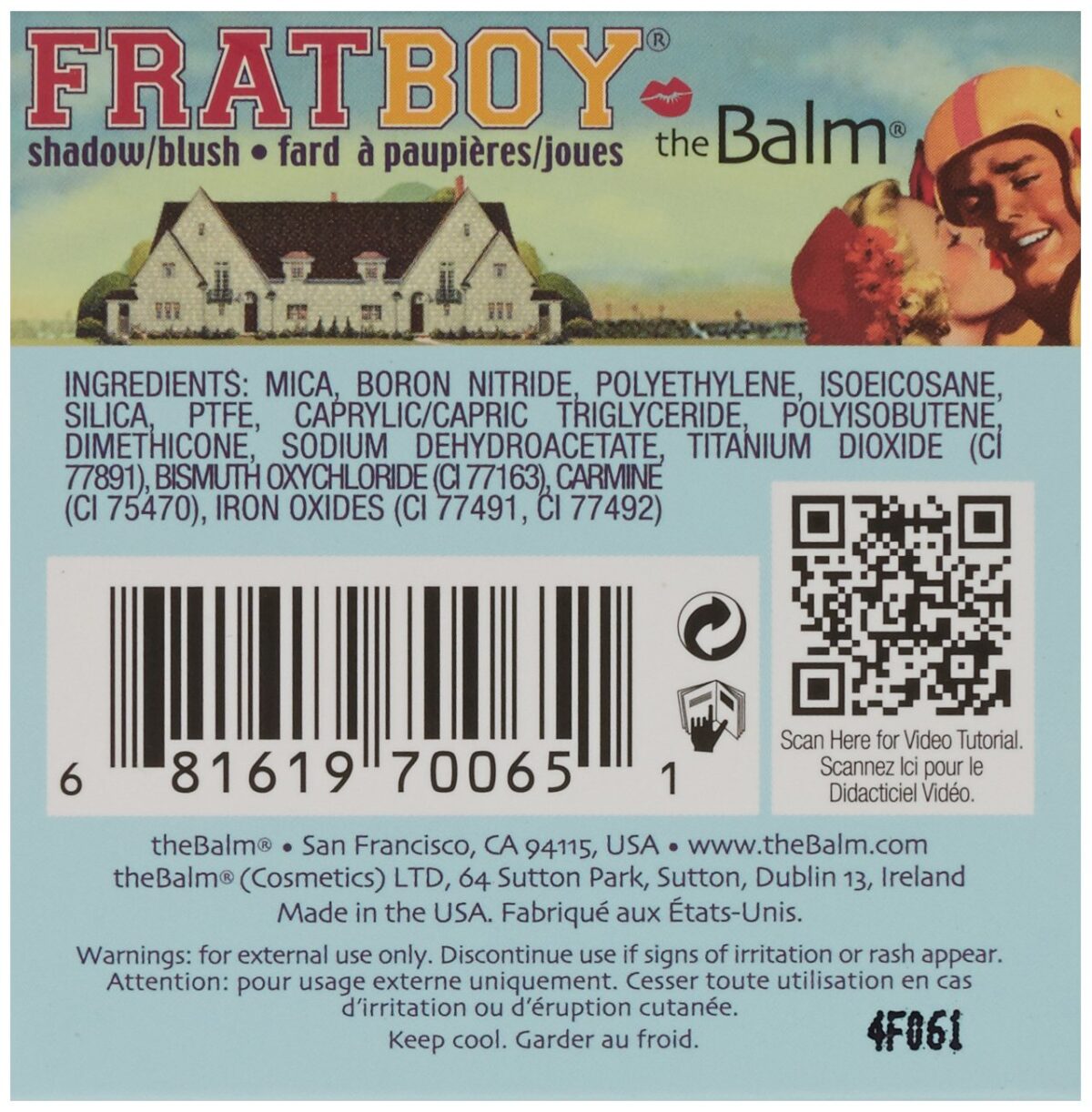 The Balm Shadow Blush 8.5g Frat Boy