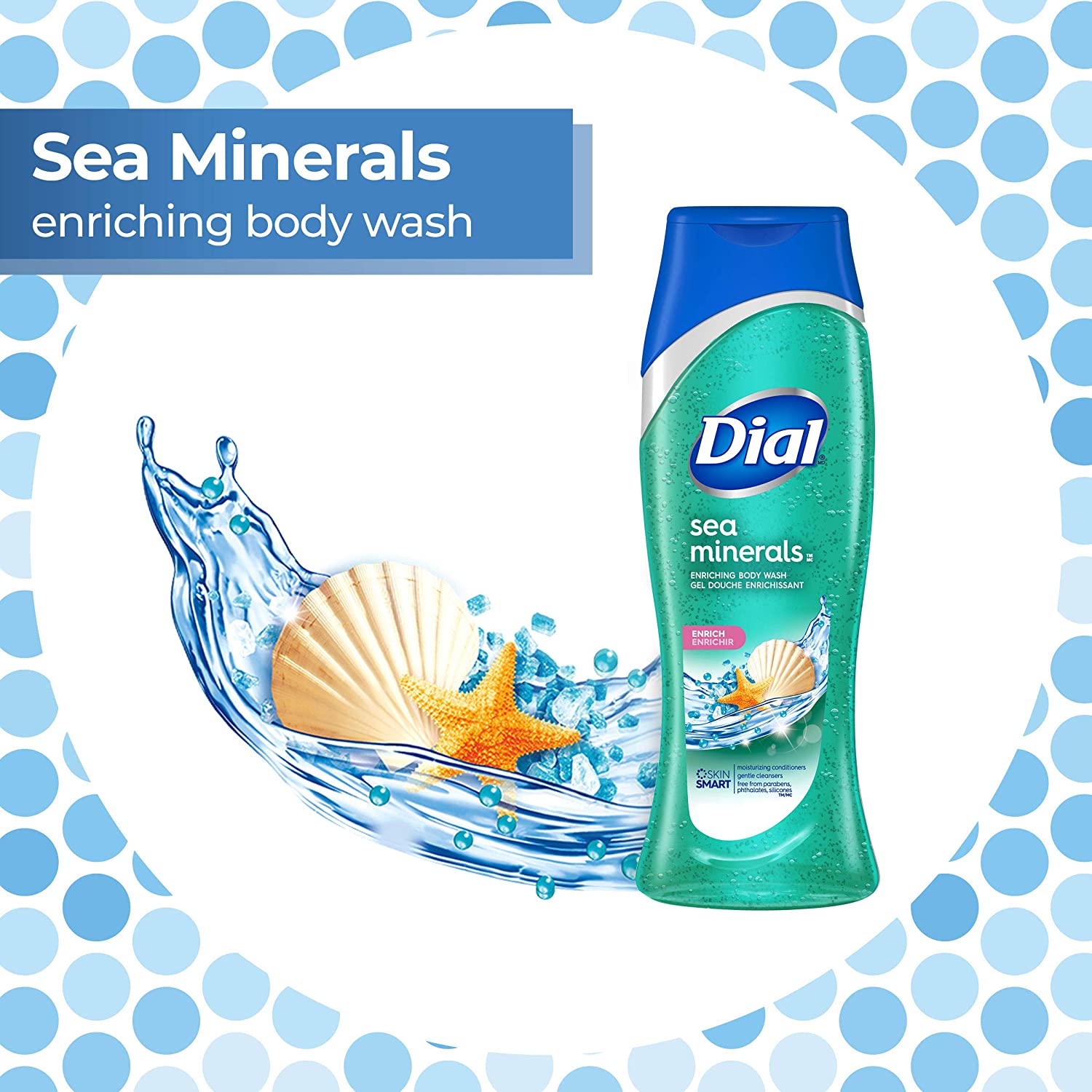 Dial Body Wash 621ml Sea Minerals Head2Toes Beauty Store UAE