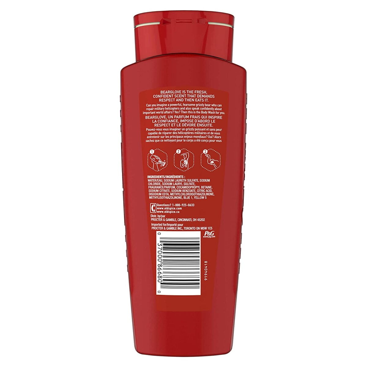 Old Spice Body Wash 473ml Bearglove