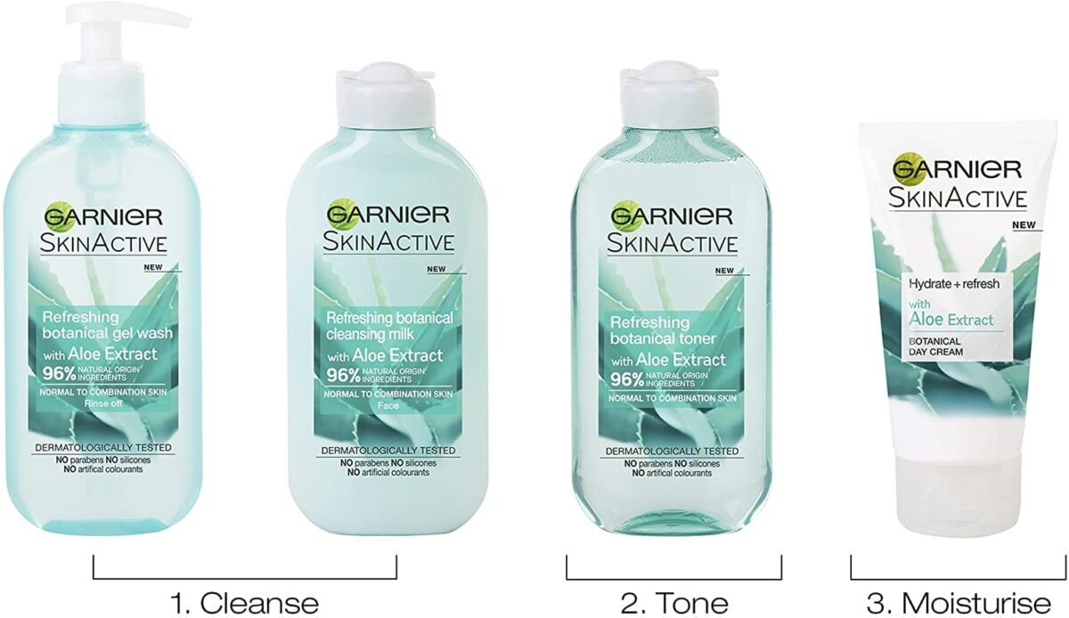 Garnier Gel Wash 200ml Naturals Hydrating Botanical With Aloe Vera