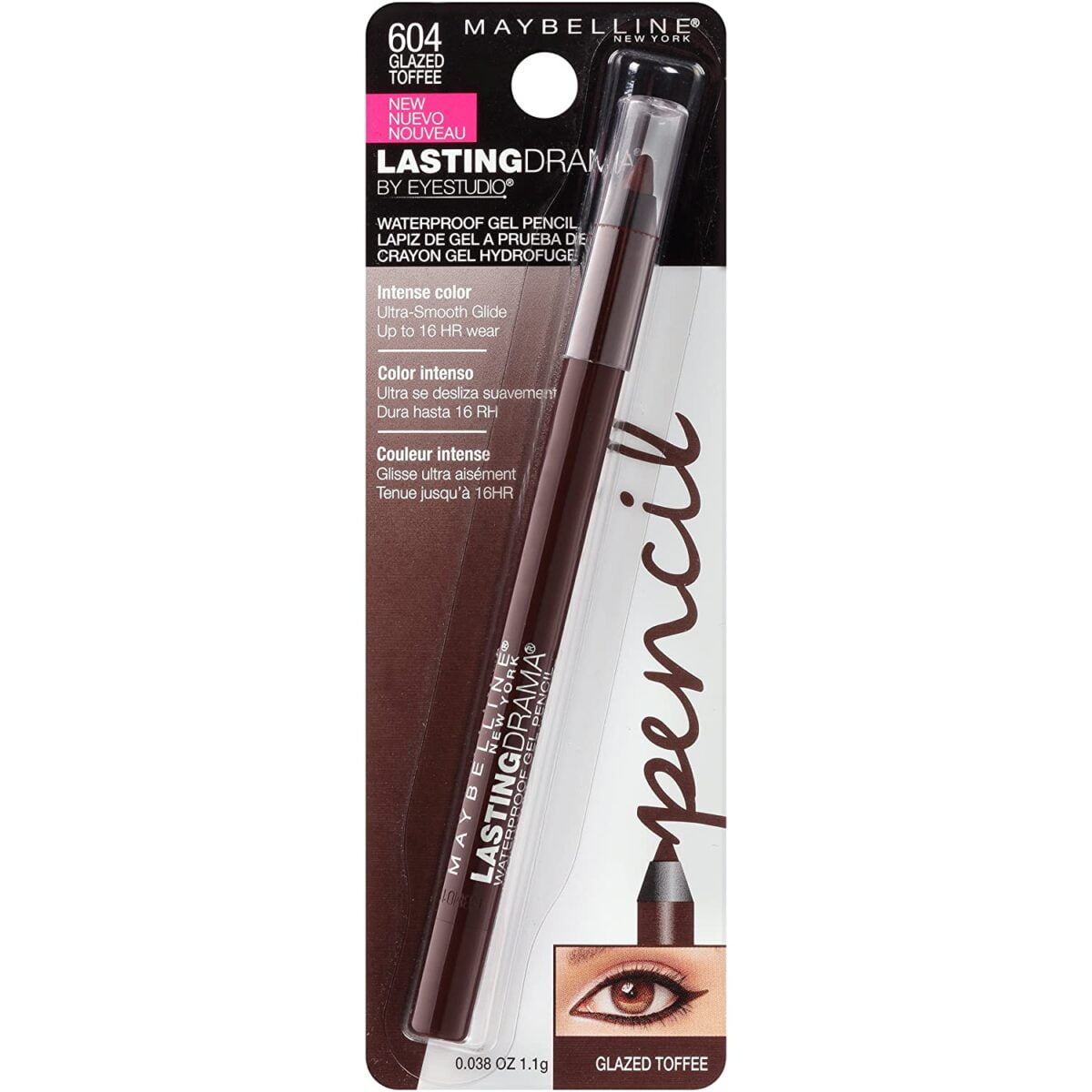 Maybelline Eyeliner 1.1g Lasting Drama 604 Glazed Toffee