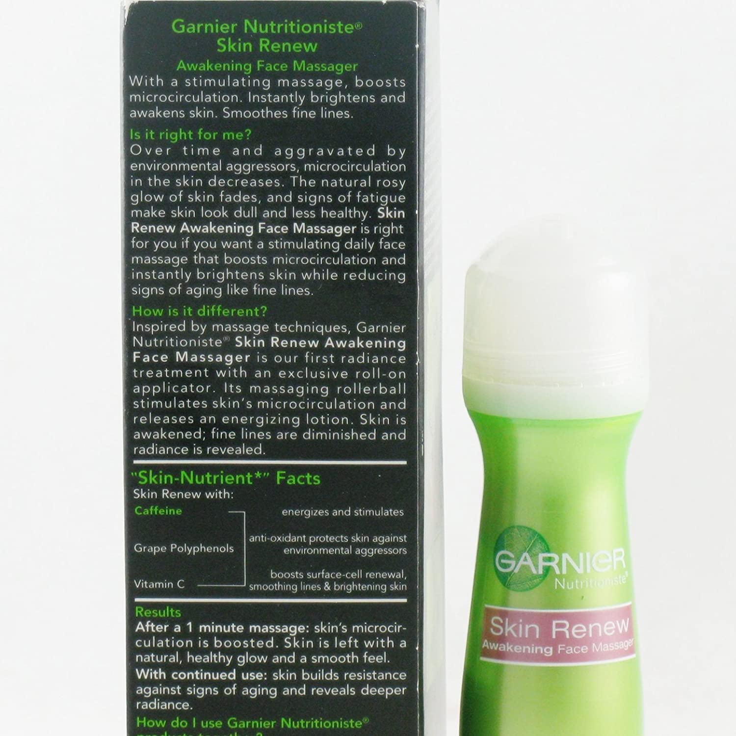 Garnier Anti Aging 50ml Nutritioniste Skin Renew Awakening Face Massager 2 Garnier Anti Aging 50ml Nutritioniste Skin Renew Awakening Face Massager